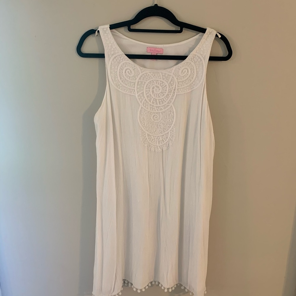 White Lilly Pulitzer Shift Dress